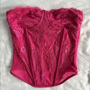 SOLD. DO NOT BUY. I.AM.GIA Demie Corset - Hot Pink (size small)